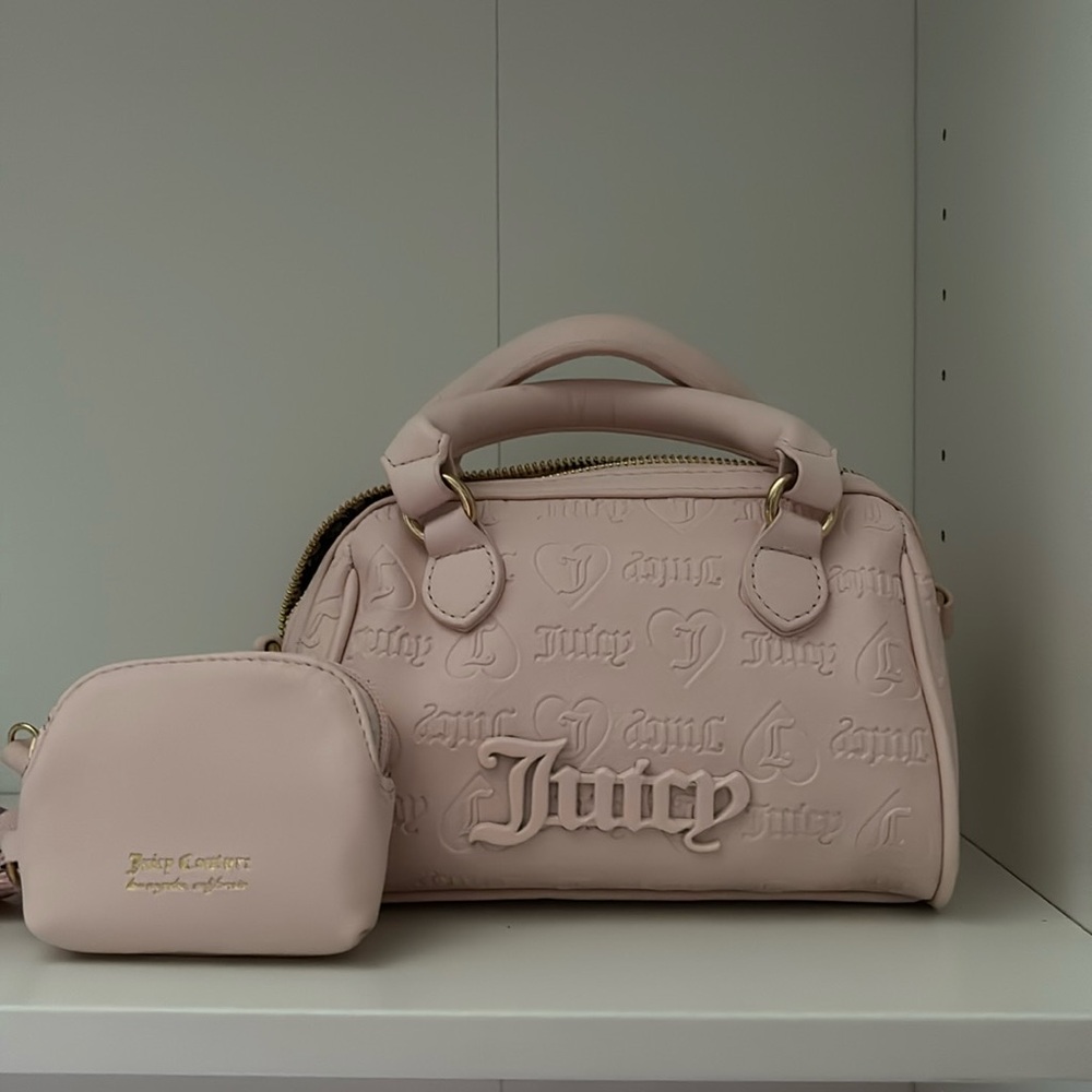 JUICY COUTURE PINK CROSS BODY BAG